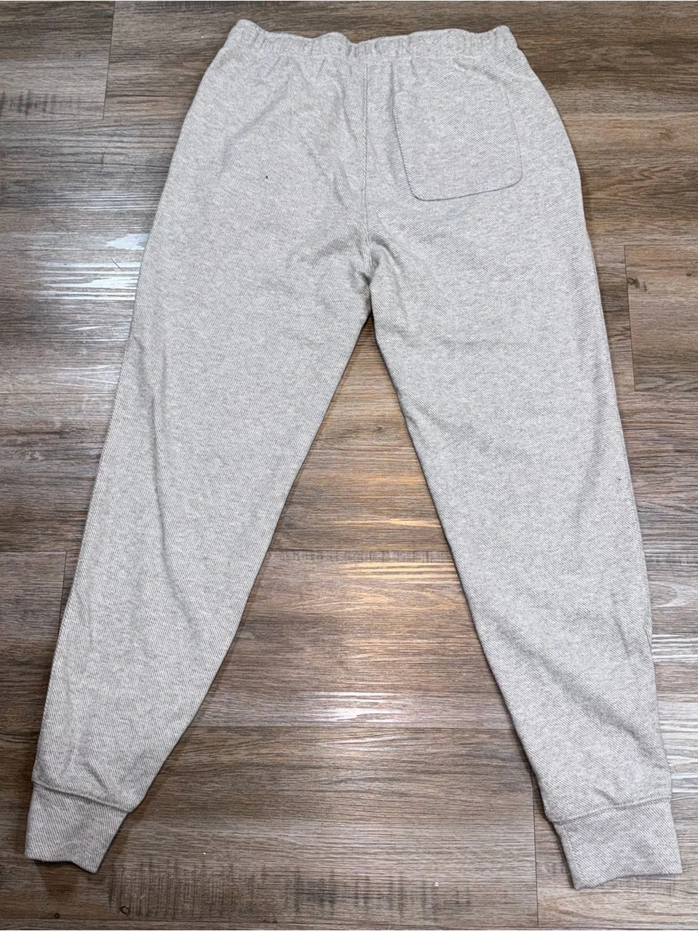 J. Crew Mens Small Knit Sweatpants Herringbone Gray Joggers Pocket